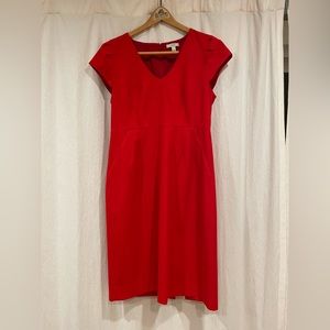 Red JCrew dress